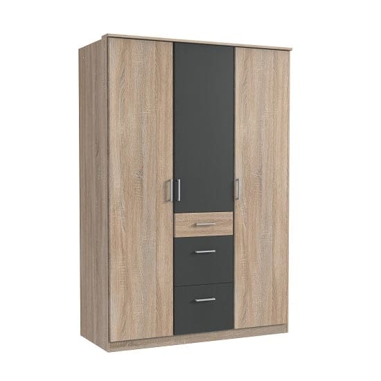 marino wardrobe oak graphite