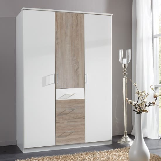 marino wardrobe white oak effect