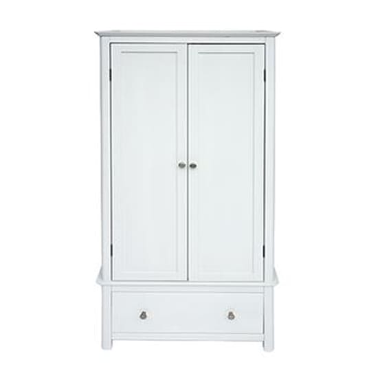 nairn glass top wardrobe white 2 dr and 1 dw