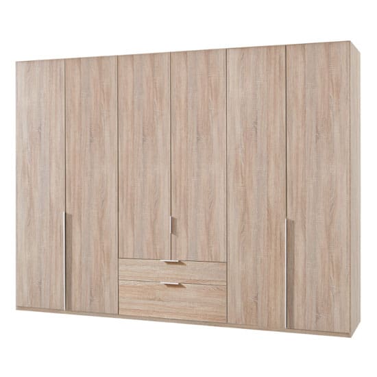 new york wooden 6 doors wardrobe oak