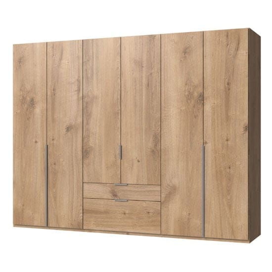 new york wooden 6 doors wardrobe planked oak