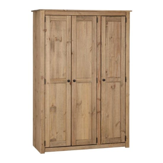 panama 3 doors wardrobe natural