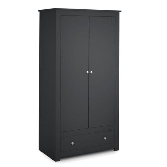 radley wardrobe anthracite 2 doors 1 drawer