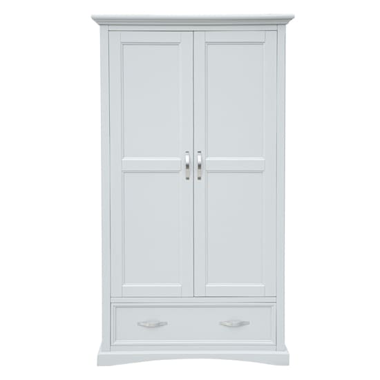 turner wooden 2 doors wardrobe grey