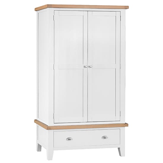 tyler 2 doors 1 drawer wardrobe white