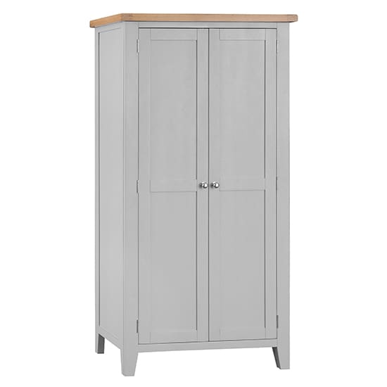 tyler 2 drawers wardrobe grey