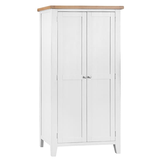 tyler 2 drawers wardrobe white